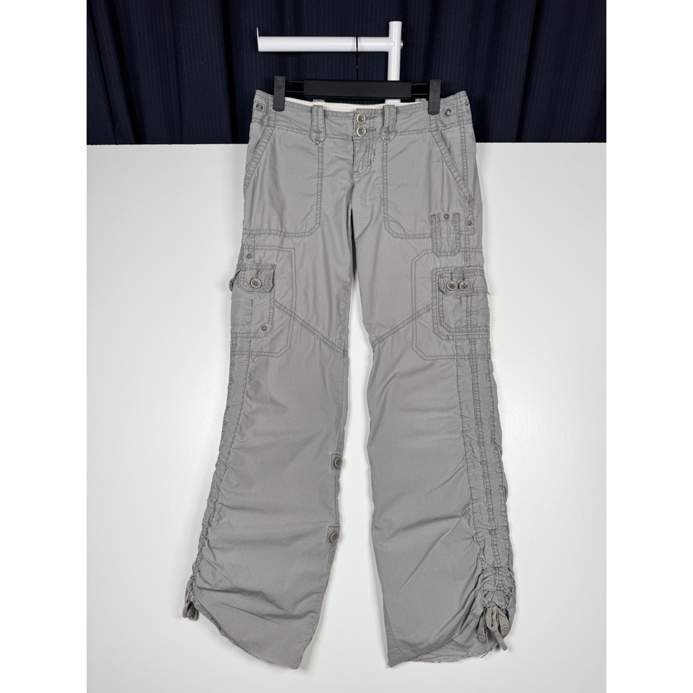 Vintage ABERCROMBIE & FITCH Womens XS Paratrooper Pants Parachute - 29x29